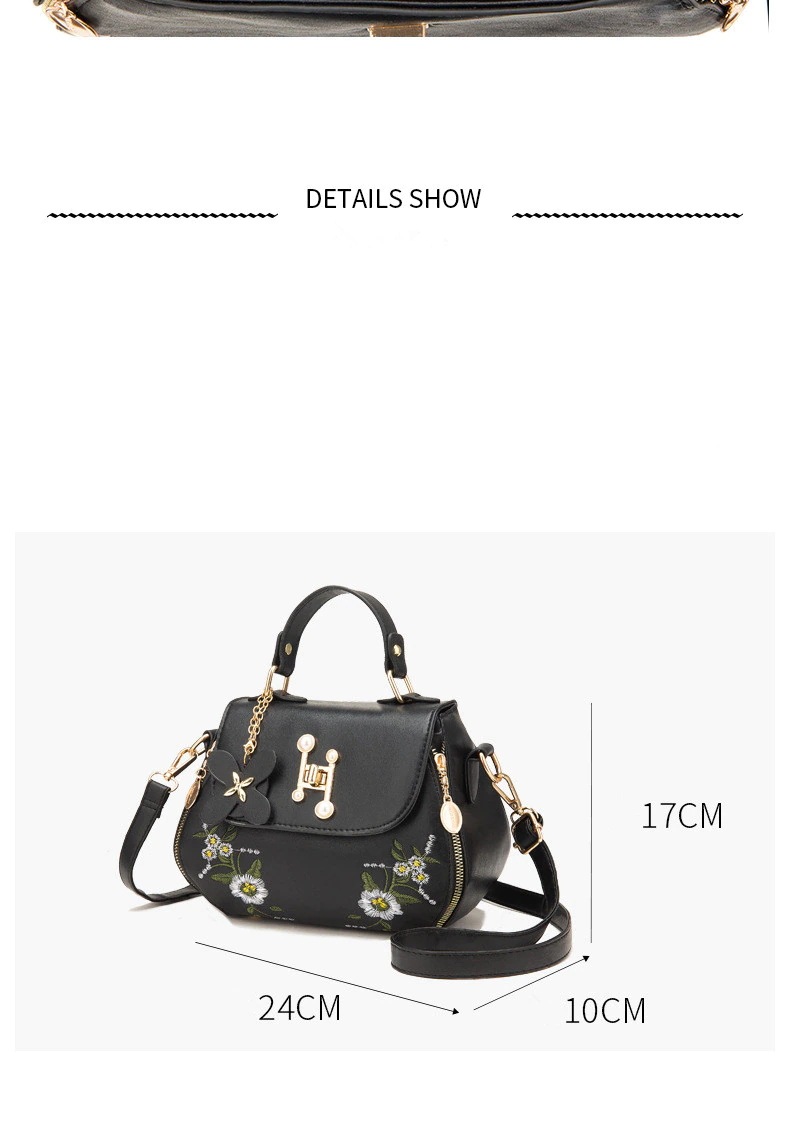 女性のためのイミテーションレザーハンドバッグ,ファッション,刺leather,トップハンドル,エレガ