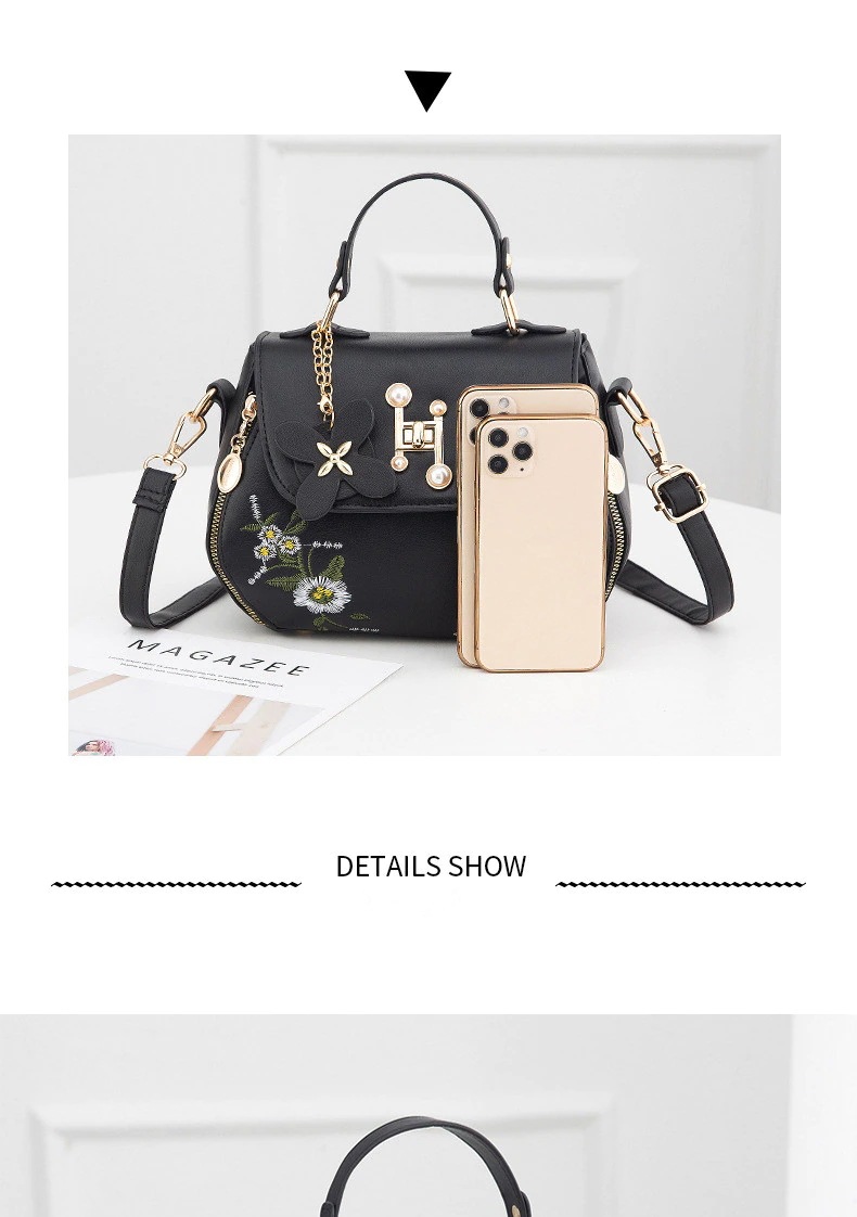 女性のためのイミテーションレザーハンドバッグ,ファッション,刺leather,トップハンドル,エレガ