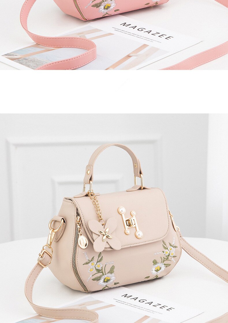 女性のためのイミテーションレザーハンドバッグ,ファッション,刺leather,トップハンドル,エレガ