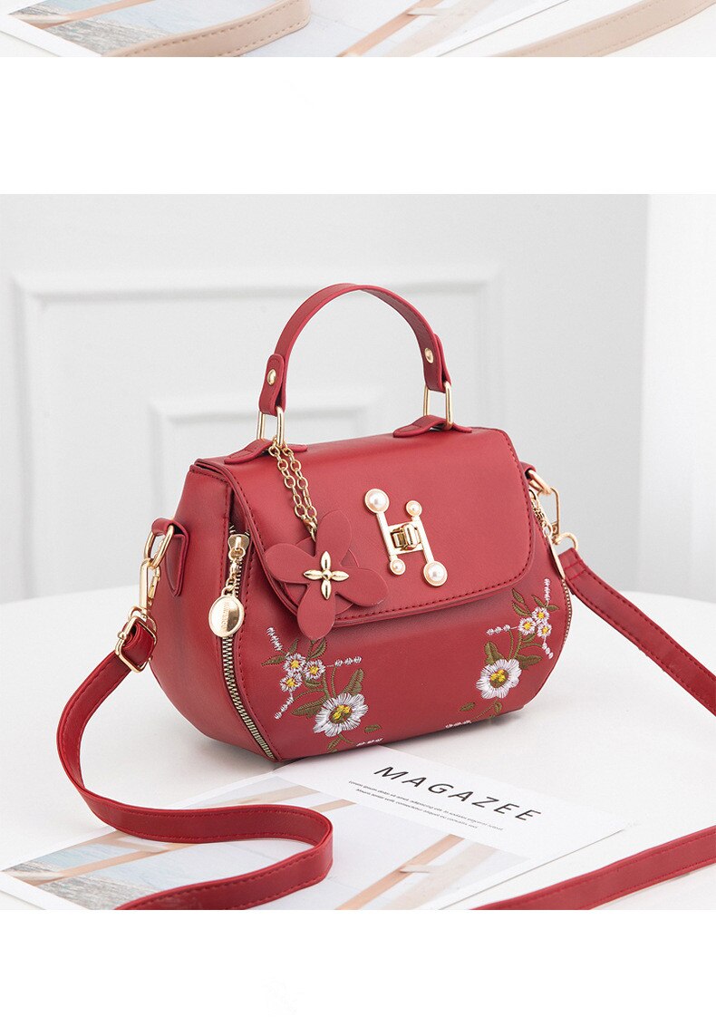 女性のためのイミテーションレザーハンドバッグ,ファッション,刺leather,トップハンドル,エレガ