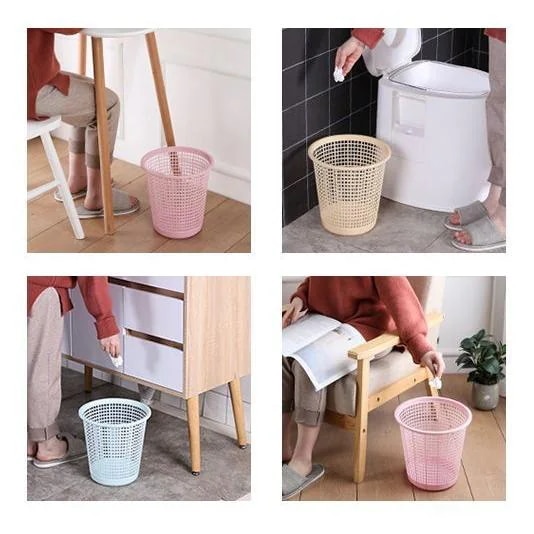 【超お得1つ買うと10個もらえる】[今日は安い-出荷が早い]ゴミ箱 ダストボックス 大容量 小物入れ バスケット インテリア メッシュ 滑り止め シンプル キッチン 台所 リビング トイレ