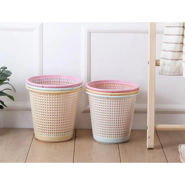 【超お得1つ買うと10個もらえる】[今日は安い-出荷が早い]ゴミ箱 ダストボックス 大容量 小物入れ バスケット インテリア メッシュ 滑り止め シンプル キッチン 台所 リビング トイレ