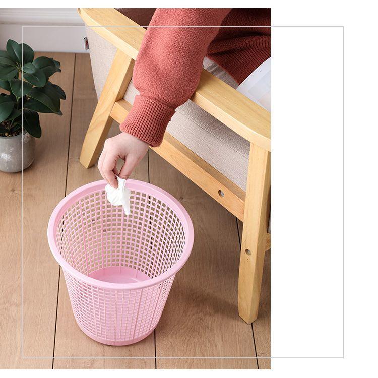 【超お得1つ買うと10個もらえる】[今日は安い-出荷が早い]ゴミ箱 ダストボックス 大容量 小物入れ バスケット インテリア メッシュ 滑り止め シンプル キッチン 台所 リビング トイレ