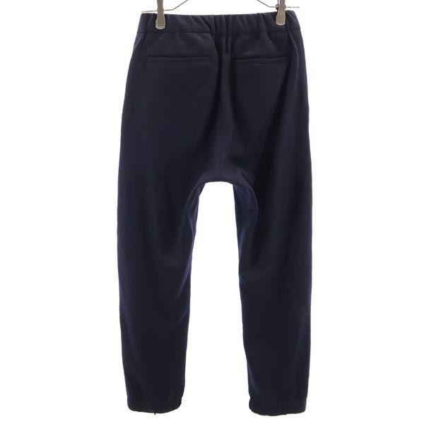 日本製 サルエル ウールパンツ 1 ネイビー メンズ