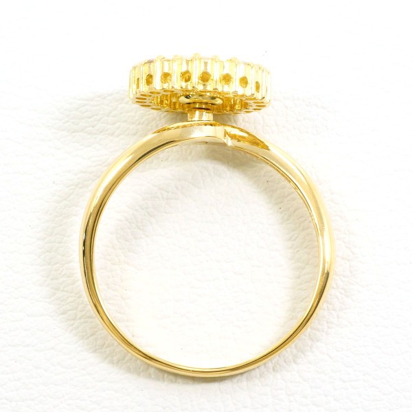 K18 18金 YG イエローゴールド リング 指輪 11号 ダイヤ 0.14 ジュエリー 中古 K18 18金 YG イエローゴールド リング 指輪 11号 ダイヤ 0.14 ジュエリー 中古