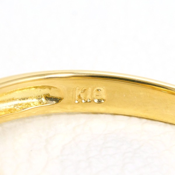 K18 18金 YG イエローゴールド リング 指輪 11号 ダイヤ 0.14 ジュエリー 中古 K18 18金 YG イエローゴールド リング 指輪 11号 ダイヤ 0.14 ジュエリー 中古