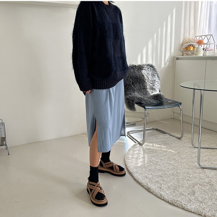 サンダル クロスデザイン バックストラップ 厚底 ウェッジソール レディース 黒 茶