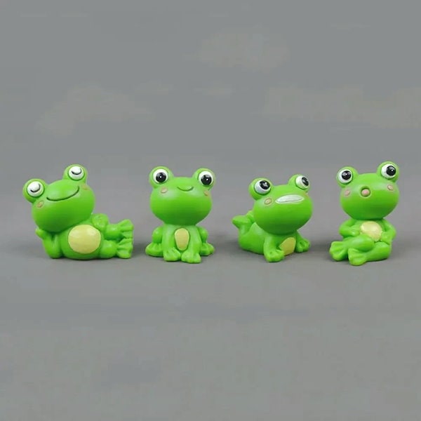 Qoo10] 3D 可愛いカエル アクリル 樹脂 パー