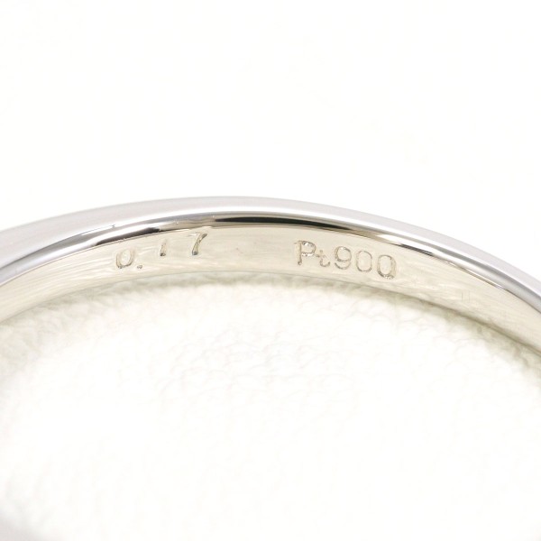 PT900 プラチナ リング 指輪 14号 ダイヤ 0.17 総重量約3.9g ジュエリー 中古 PT900 プラチナ リング 指輪 14号 ダイヤ 0.17 総重量約3.9g ジュエリー 中古