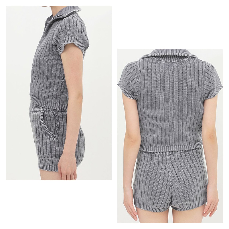 W ZIPブリーチワイドリブニットトップス 072432641701 レディース 半袖 トップス ショート丈 無地 ハイネック ジップアップ フリーサイズ 白 ホワイ トオフホワイト ネイビー W ZIPブリーチワイドリブニットトップス 072432641701 レディース 半袖 トップス ショート丈 無地 ハイネック ジップアップ フリーサイズ 白 ホワイ トオフホワイト ネイビー