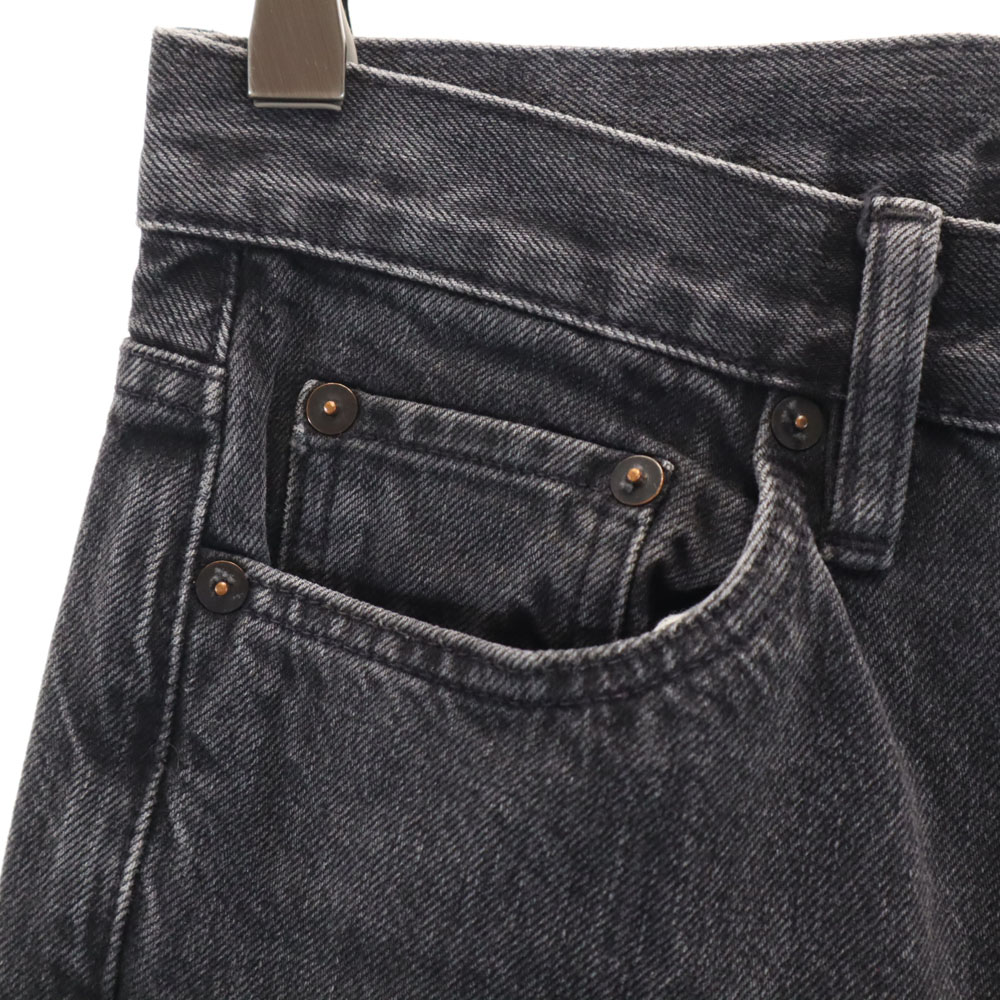 アメリカ製 ストレートデニムパンツ ｗ25 グレー ジーンズ レディース