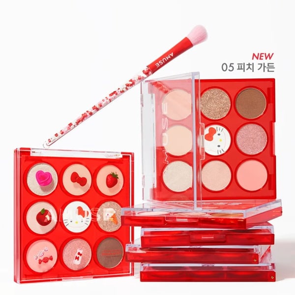 amuse ハローキティ アイシャドウ 2024年秋新作アイシャドウパレット】アイカラーパレット｜AMUSE