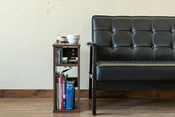 ナイトテーブル ホワイト（WH） 組立品