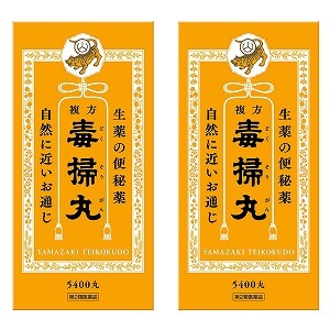 【第2類医薬品】 複方毒掃丸 5400丸2個セット+サンプル450丸