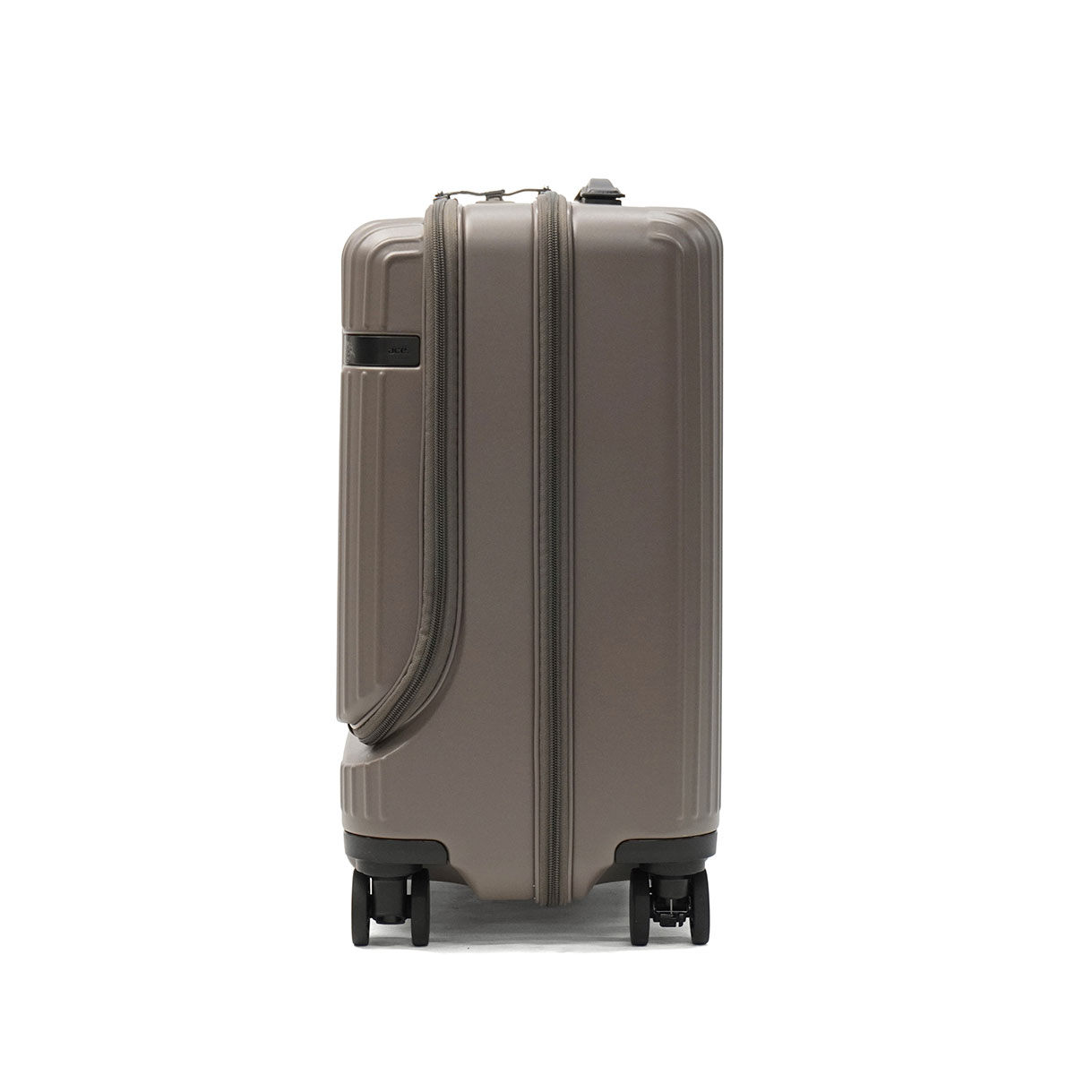 正規品10年保証 スーツケース 機内持ち込み かわいい ストッパー付き TSA フロントオープン フロントポケット 40L 3泊4日ネコ柄 HAyU×ace. HAyU セダム 09081_12