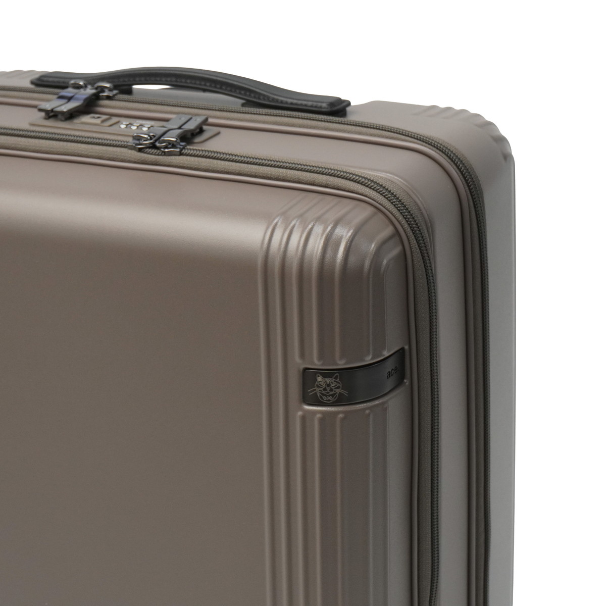 正規品10年保証 スーツケース 機内持ち込み かわいい ストッパー付き TSA フロントオープン フロントポケット 40L 3泊4日ネコ柄 HAyU×ace. HAyU セダム 09081_29