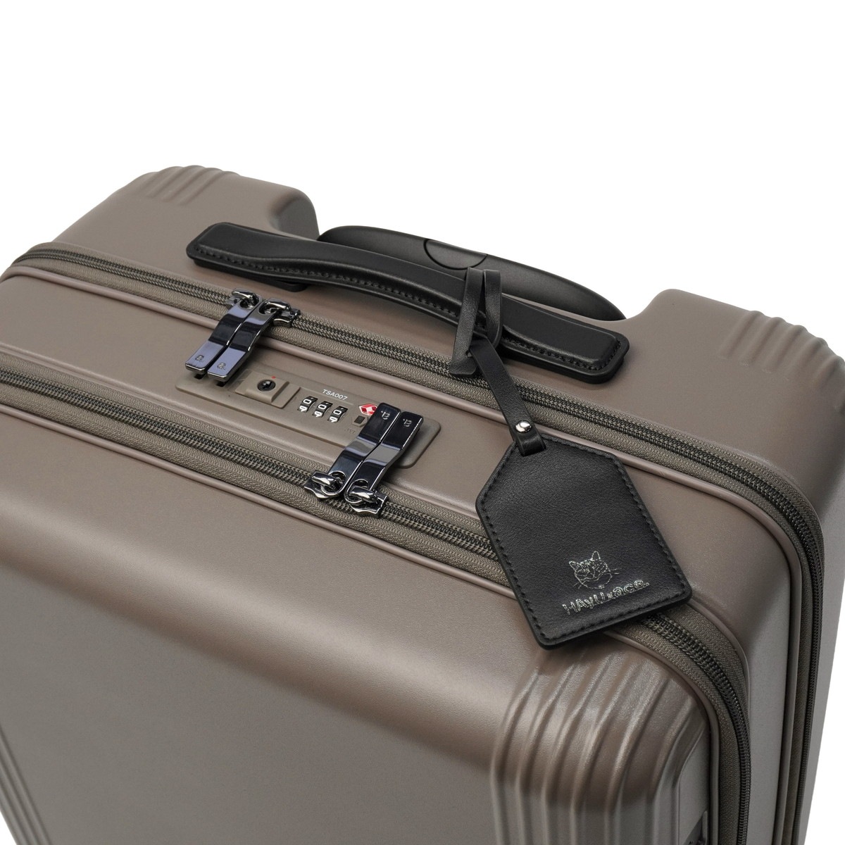 正規品10年保証 スーツケース 機内持ち込み かわいい ストッパー付き TSA フロントオープン フロントポケット 40L 3泊4日ネコ柄 HAyU×ace. HAyU セダム 09081_30