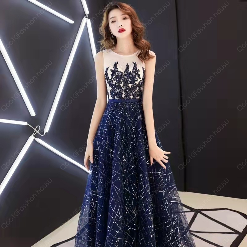 ドレス パーティードレス ウェディングドレス花嫁 袖あり大きいサイズ フォーマル イブニングドレス司会者 成人式 結婚式ドレス お呼ばれドレス 二次会 披露宴-930-31_6