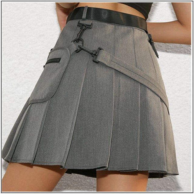 【送料無料】レディース プリーツスカート ミニスカート 2カラー 大人可愛い ママコーデ