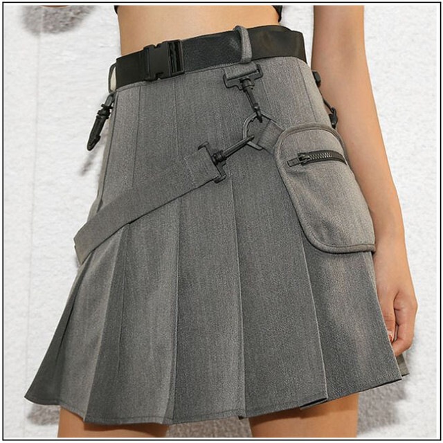 【送料無料】レディース プリーツスカート ミニスカート 2カラー 大人可愛い ママコーデ