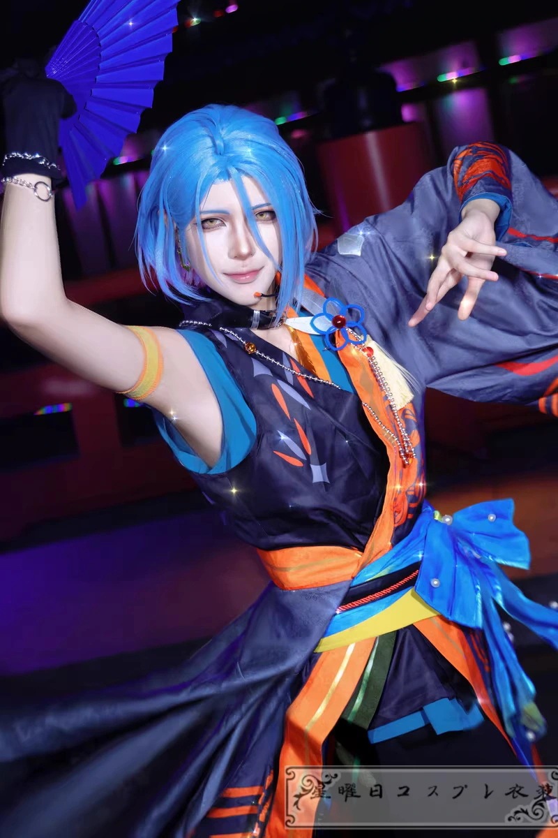【予約商品】あんスタ Crazy:B 夜遊びウタカタらう瞬祭礼 HiMERU 桜河こはく 天城燐音 椎名ニキ コスプレ衣装 コスチューム品質良い 店舗お勧め_1