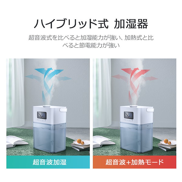 Qoo10] ジョイハウス 【ポンプ式加湿器】 加湿器 大容量 7L