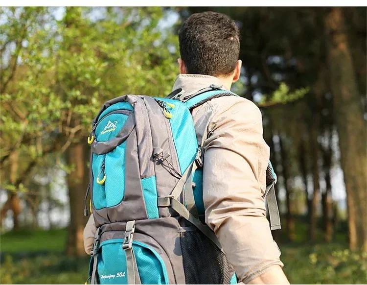 リュックバック 選べる8色 登山 リュック バックパック リュックサック メンズ レディース バッグ サック アウトドア 防災 トレッキング デイパック ハイキング 旅 旅行 軽量 防水 日帰り サイ_9