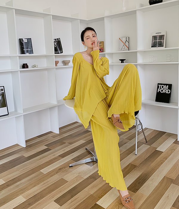 特価‼︎ルース　セットアップ　L イエロー 特価‼︎ルース セットアップ L イエロー 特価‼︎ルース セットアップ L