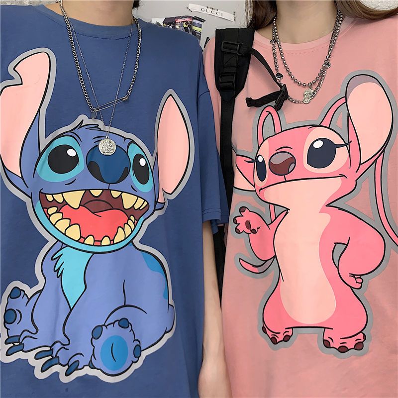 【送料無料】コットンカップルコーデステッチ半袖tシャツ女子ゆったりヒップホップ半袖イントップス 【送料無料】コットンカップルコーデステッチ半袖tシャツ女子ゆったりヒップホップ半袖イントップス