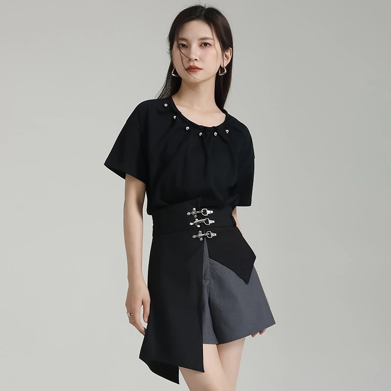 おしゃれ カジュアル 不规则 ハイウエスト 五分パンツ 気質 ワイドパンツ 切り替え 短パン ハーフパンツ 脚見せショートパンツ スキニーパンツ おしゃれ カジュアル 不规则 ハイウエスト 五分パンツ 気質 ワイドパンツ 切り替え 短パン ハーフパンツ 脚見せショートパンツ スキニーパンツ