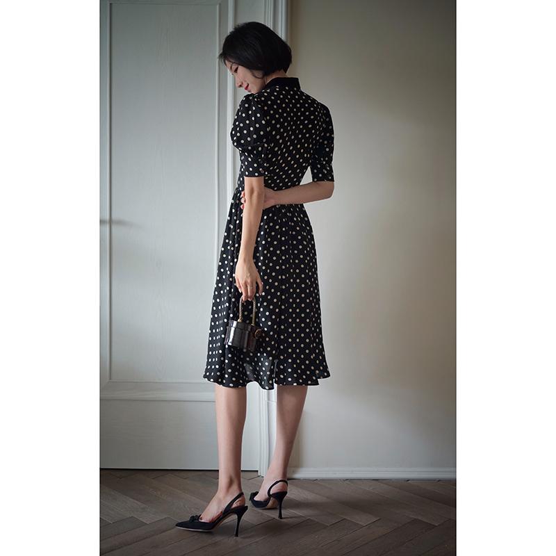 水玉ヴィンテージワンピース ワンピース 入園式 ワンピ 結婚式 二次会 入学式 大人 上品 卒業式 OL レディース ロング丈 半袖 春 夏 秋 冬 水玉ヴィンテージワンピース ワンピース 入園式 ワンピ 結婚式 二次会 入学式 大人 上品 卒業式 OL レディース ロング丈 半袖 春 夏 秋 冬