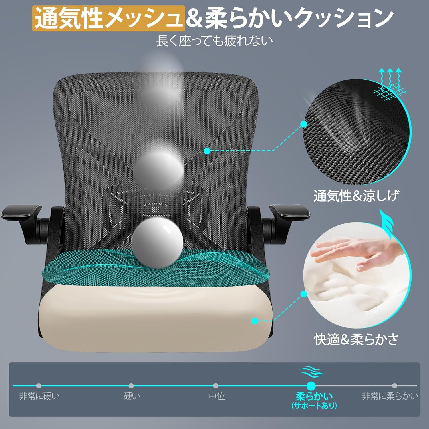 デスクチェア オフィスチェア 椅子 テレワーク 疲れない 跳ね上げ式肘掛 コンパクト 調節可能 ロッキング pc 事務椅子 360度回転 通気性メッシュ 多機能 人間工学 ランバーサポート付き パソコ デスクチェア オフィスチェア 椅子 テレワーク 疲れない 跳ね上げ式肘掛 コンパクト 調節可能 ロッキング pc 事務椅子 360度回転 通気性メッシュ 多機能 人間工学 ランバーサポート付き パソコ