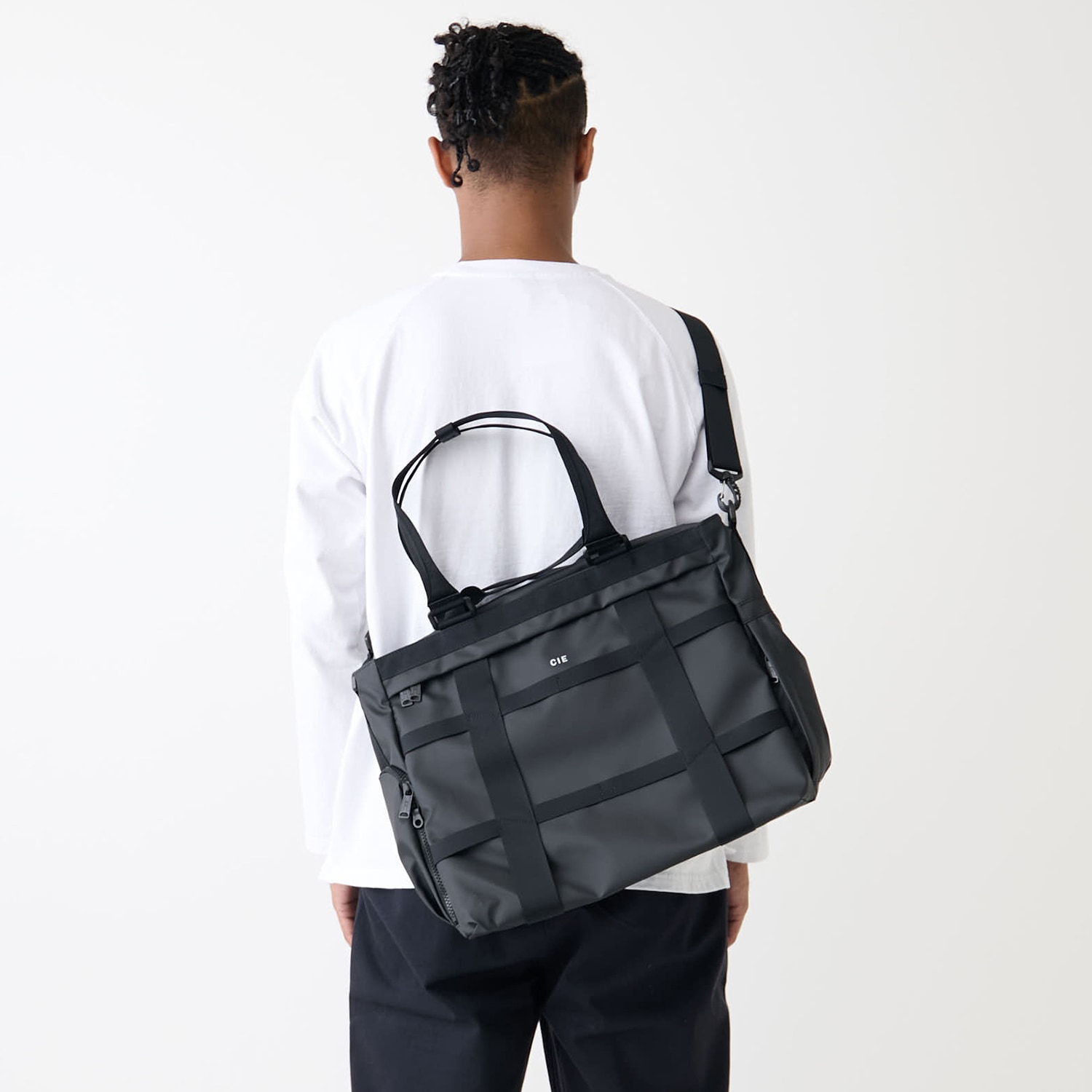 バッグ トートバッグ ショルダー メンズ レディース ファスナー付き 斜めがけ GRID3 032206 バッグ トートバッグ ショルダー メンズ レディース ファスナー付き 斜めがけ GRID3 032206