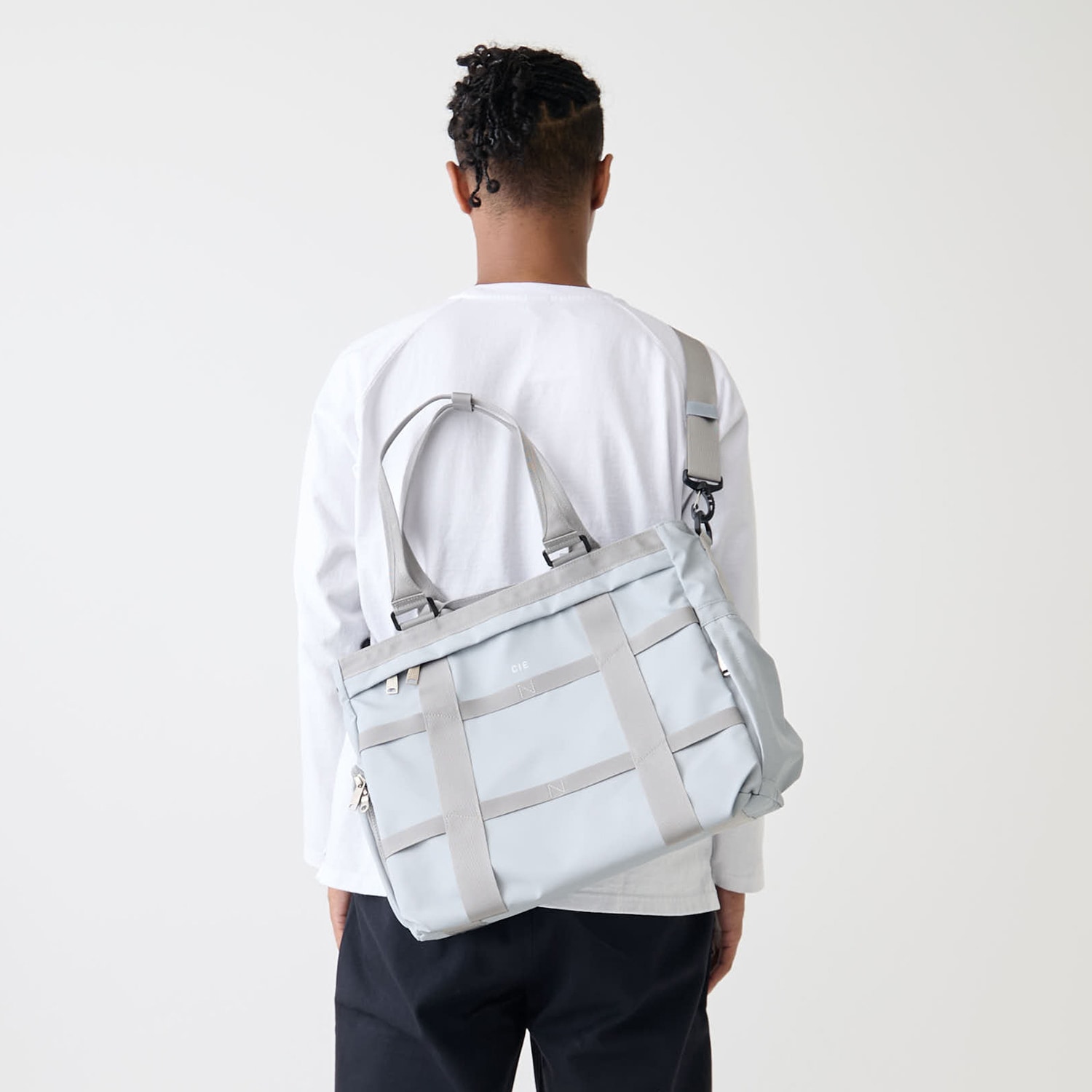 バッグ トートバッグ ショルダー メンズ レディース ファスナー付き 斜めがけ GRID3 032206 バッグ トートバッグ ショルダー メンズ レディース ファスナー付き 斜めがけ GRID3 032206