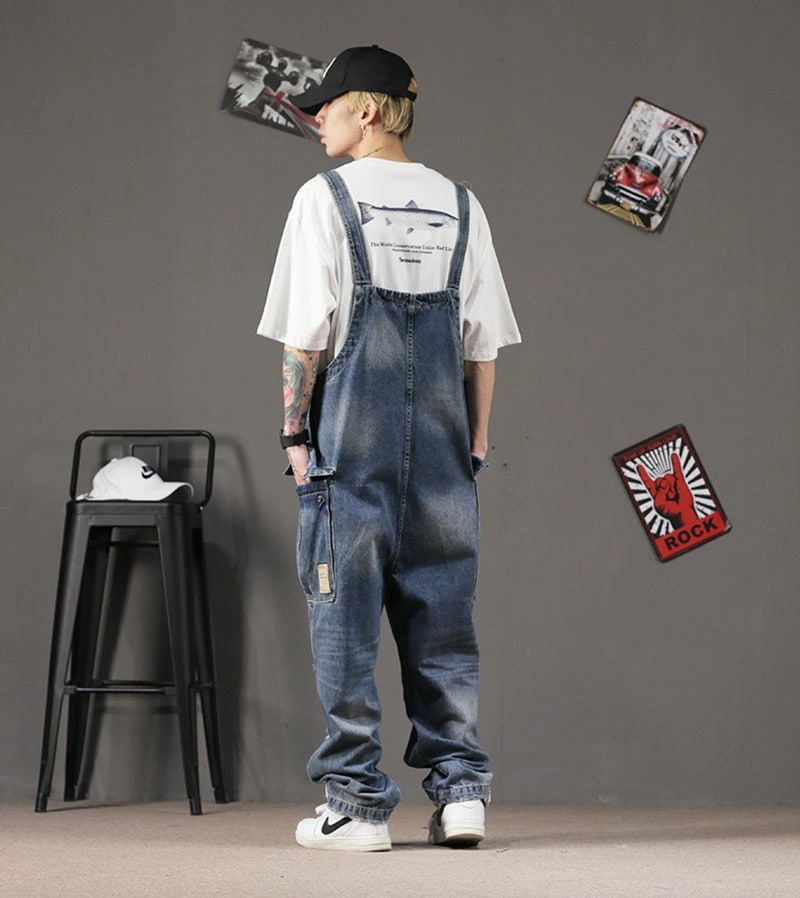 オーバーオール メンズ サロペット デニム ストレートフィット ゆったり つなぎ ツナギ メンズ デニム ジーンズ カーゴパンツ ロングパンツ M L XL 2XL ユニセックス大きいサイズ b系 ヒ オーバーオール メンズ サロペット デニム ストレートフィット ゆったり つなぎ ツナギ メンズ デニム ジーンズ カーゴパンツ ロングパンツ M L XL 2XL ユニセックス大きいサイズ b系 ヒ