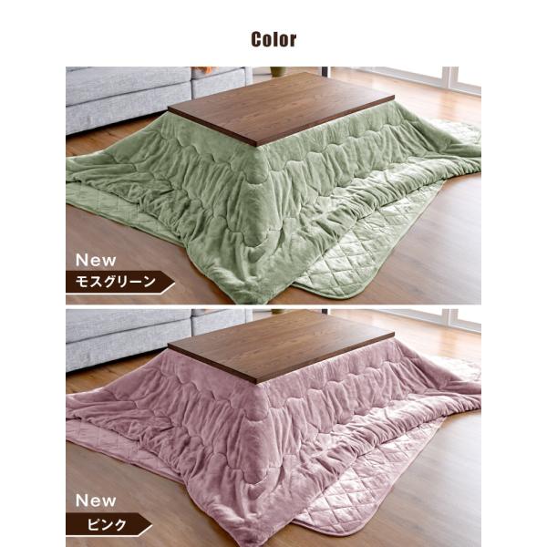 こたつ コタツ 炬燵 3点セット 長方形 120×80 こたつ布団 おしゃれ ヴィンテージ調 手元コントローラー PU塗装 オーク 突板 継脚 継ぎ脚