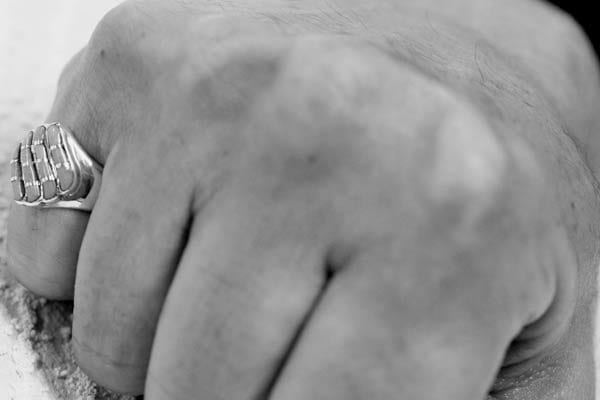 インディアンジュエリー リング 天然石 ターコイズ インレイ ダイヤ型 シルバー925 メンズ