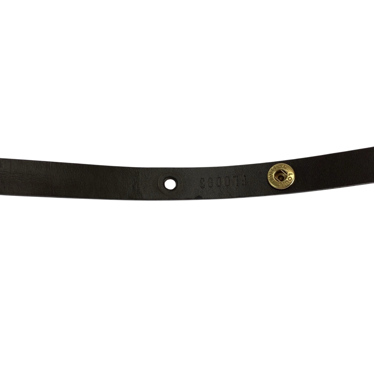 美品 ダミエ エベヌ ポシェット イパネマ ブラウン ゴールド金具 PVC N51296 ウエストバッグ レディース 504176