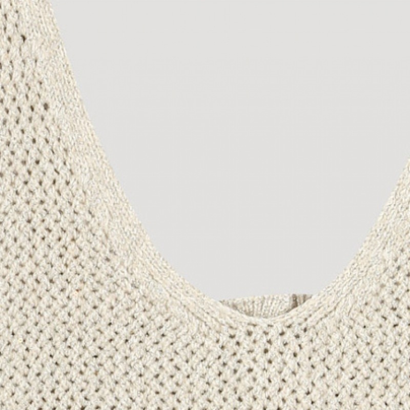 (シーズ・ミス) グリッターニットベスト_SSKVTO42530_LB