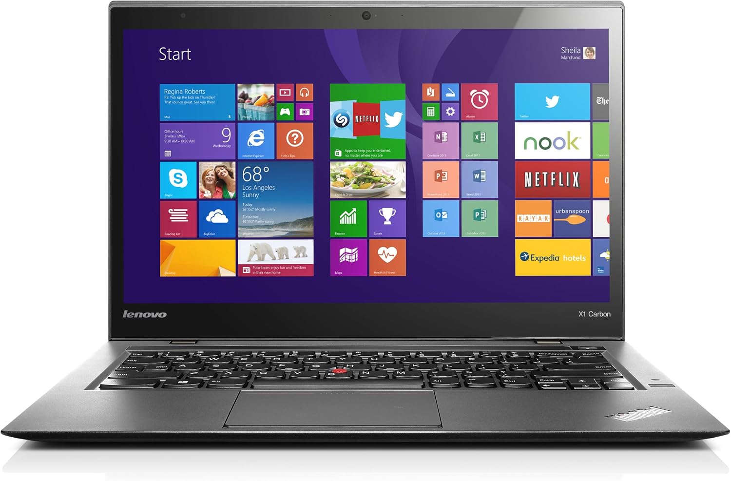 Thinkpad X1 Carbon 20A70037US Touch 14-Inch Touchscreen Ultrabook - Core i7-4600U, 14