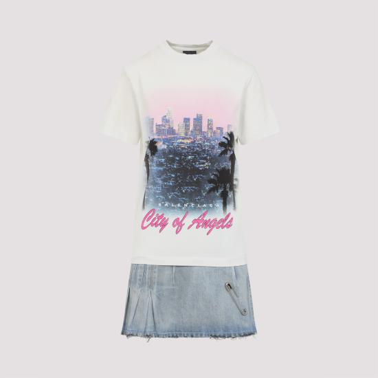 BALENCIAGA Women Short Skirts 838726 TSWB9 4200 LIGHT BLUE_1