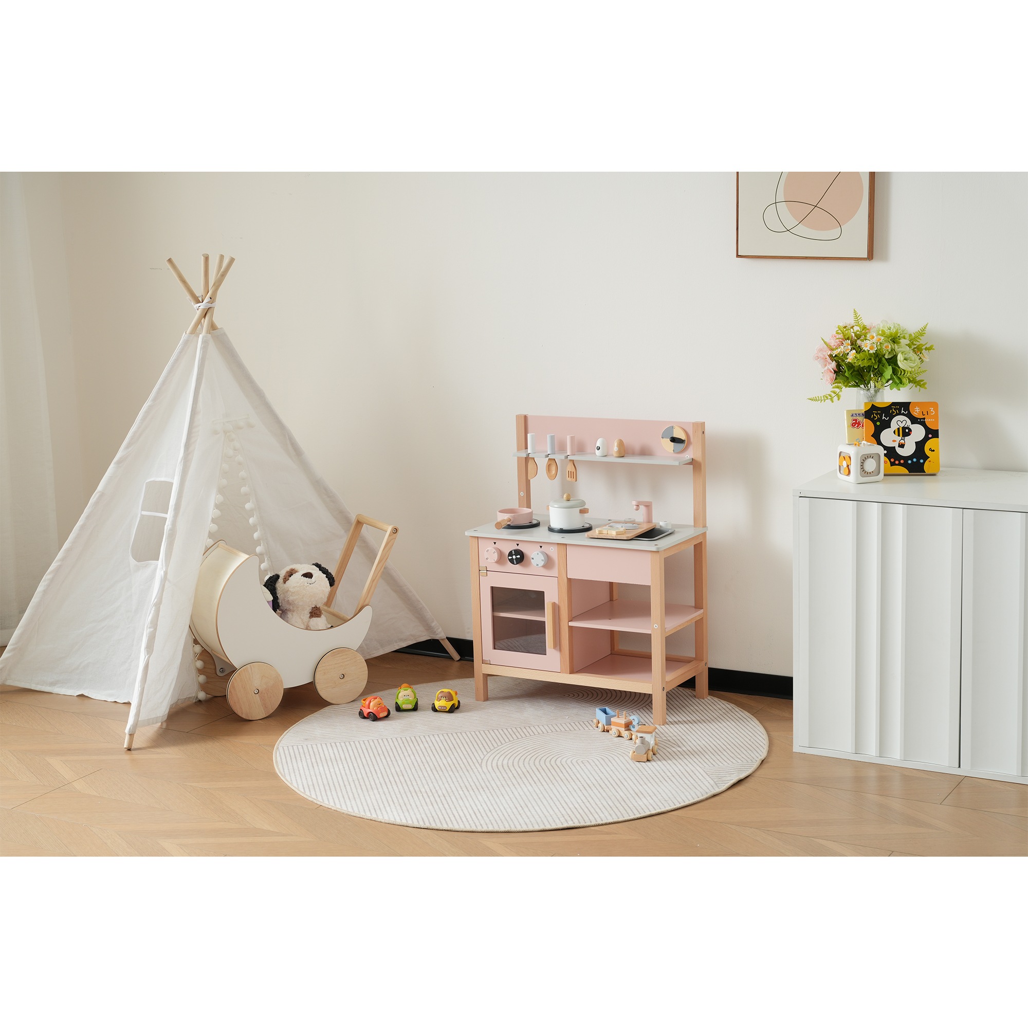 【2点購入で150OFF】【国内即発送】おままごとキッチン 木製 誕生日 台所 調理器具付 食材 知育玩具 コンロ ミニキッチン おもちゃキッチン【ピンク】 【2点購入で150OFF】【国内即発送】おままごとキッチン 木製 誕生日 台所 調理器具付 食材 知育玩具 コンロ ミニキッチン おもちゃキッチン【ピンク】