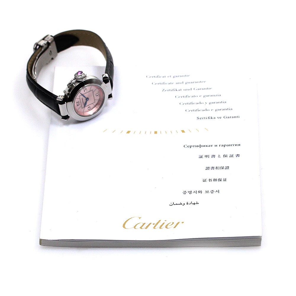 カルティエ CARTIER W3140026 ミスパシャ クォーツ レディース 保証書付き_860504【中古】