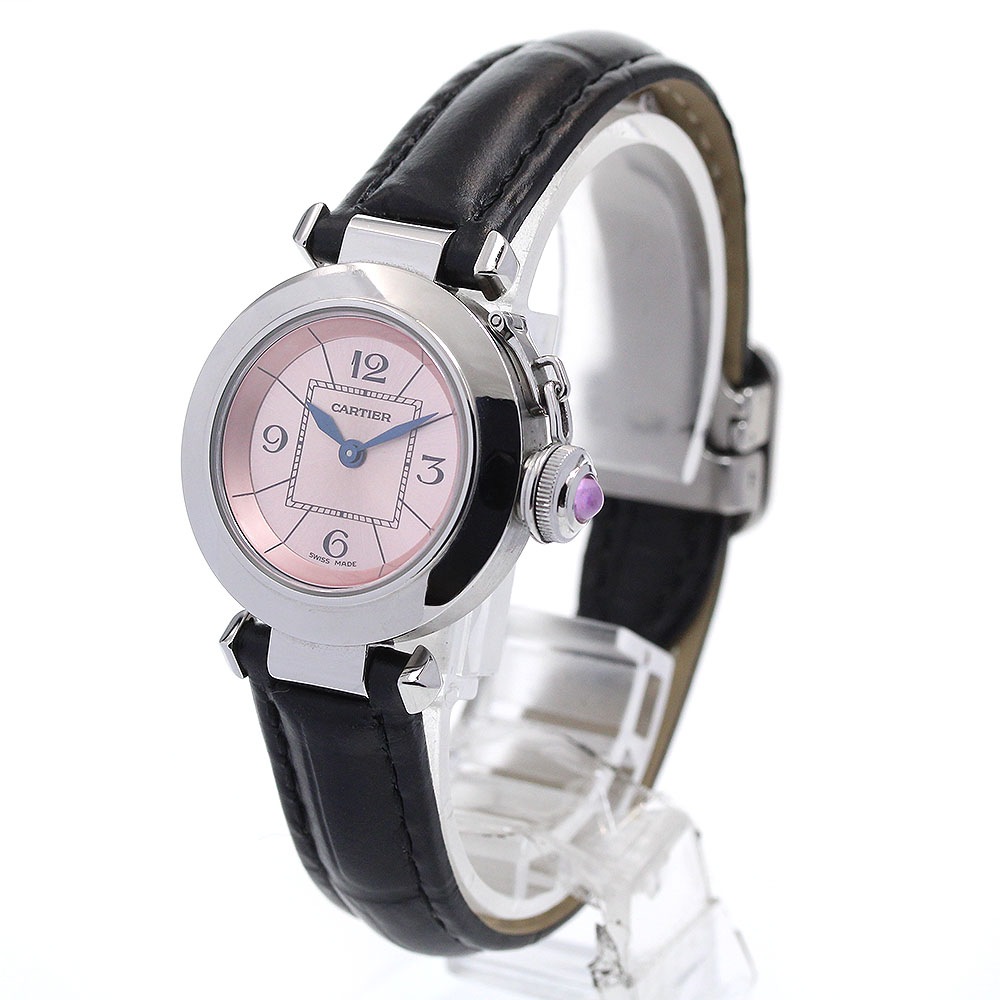 カルティエ CARTIER W3140026 ミスパシャ クォーツ レディース 保証書付き_860504【中古】