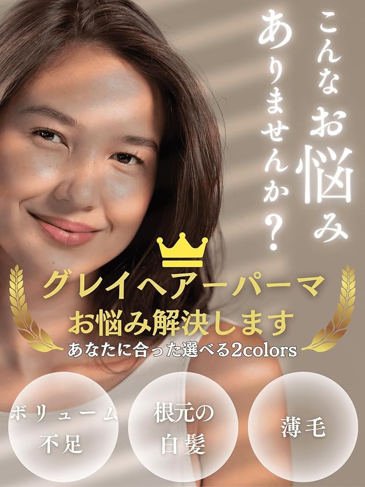 部分ウィッグ かつら ヘアピース ポイントウィッグ 白髪 グレイヘアー 女性 レディース 人工毛 ショート 前髪 ストレート 前髪ウィッグ(白2黒8人毛mix, グレイヘアーパーマ)_1