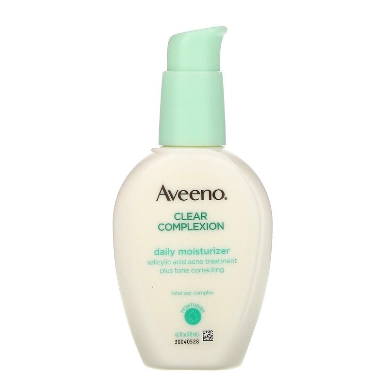 AVEENO　アクティブナチュラル クリアコンプレクション デイリーモイスチャライザー ポンプ, 4 fl oz