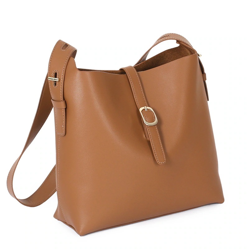 本革 韓国 バケツバッグ ショルダーバッグ レディース 斜めがけバッグ トートバ ッグ 大容量 バッグ 通勤 肩ベルト調節可能 カバン バック 韓国ファッション