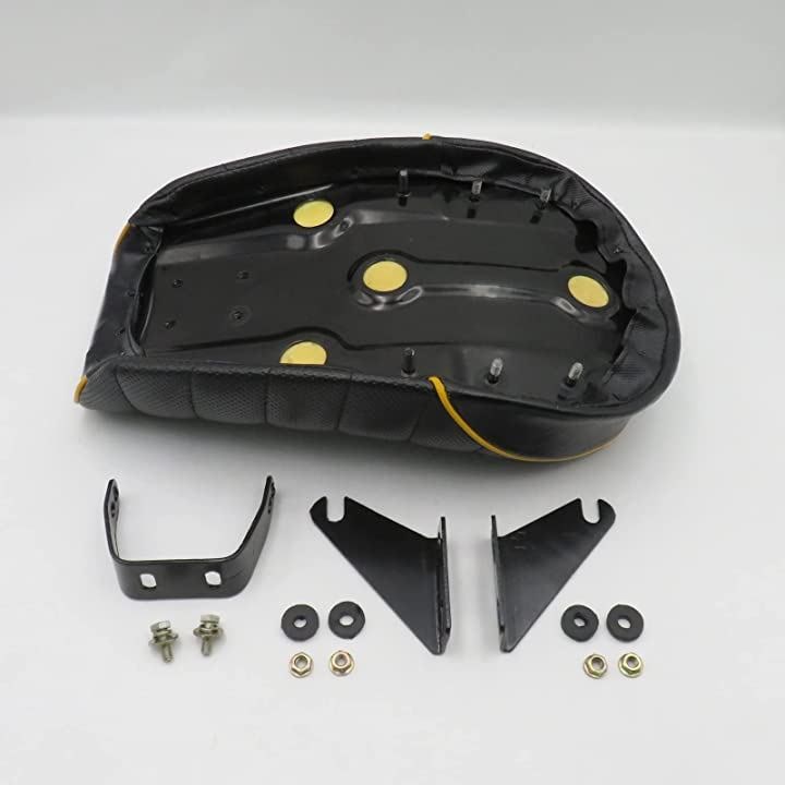 モンキー カスタムシート タックロールシート パイピング ブラック イエロー レッド Z50J AB27