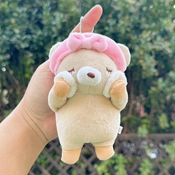 しろたん ついてきちゃうマスコット キーホルダー 12cm