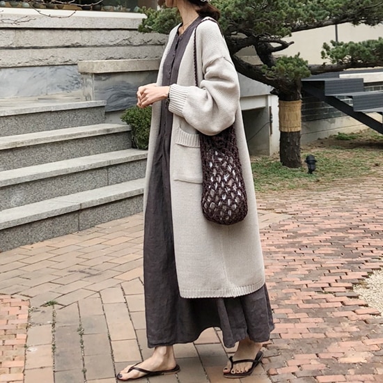 【取寄：納期2週間】ワンピース レディース 大きいサイズ 春 夏 無地 リネン ラウンドネック 丸首 ロング丈